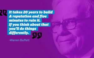 Warren buffet brand strategy quote