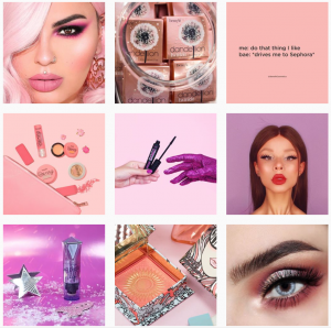 benefit cosmetics Instagram uses great creative design